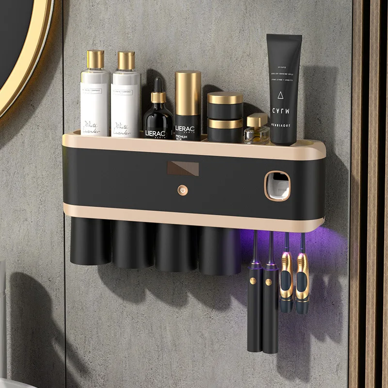 Multifunctional toothbrush holder Sterilizing toothbrush holder