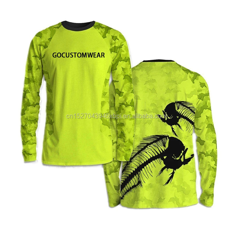 Best-selling performance dry fit fishing t shirts clothes Custom For Fishing