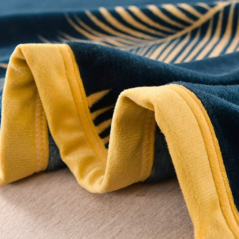 Custom Design Digital Print Fleece Blanket For Sofa Bed Or Travelling