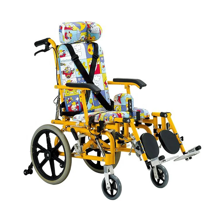 
Portable Aluminum Foldable Manual Wheelchair for Cerenral Palsy Children 