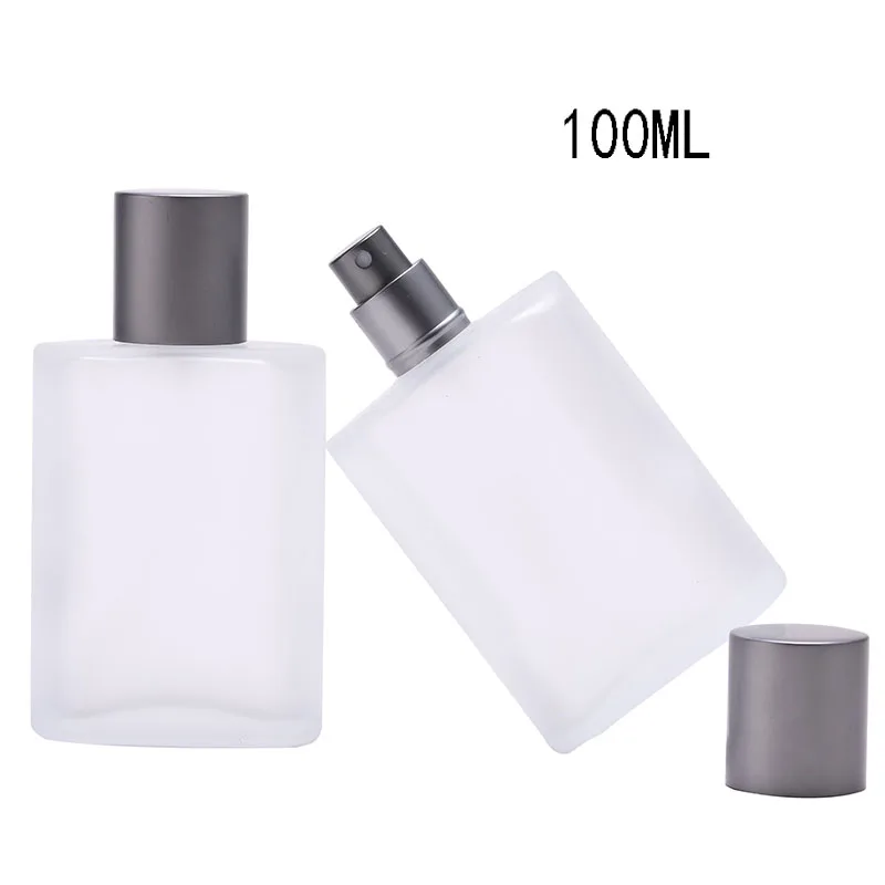 Factory Wholesale Luxury 15Ml 30Ml 50Ml 100Ml Square Refillable Glass Perfume Spray Bottle