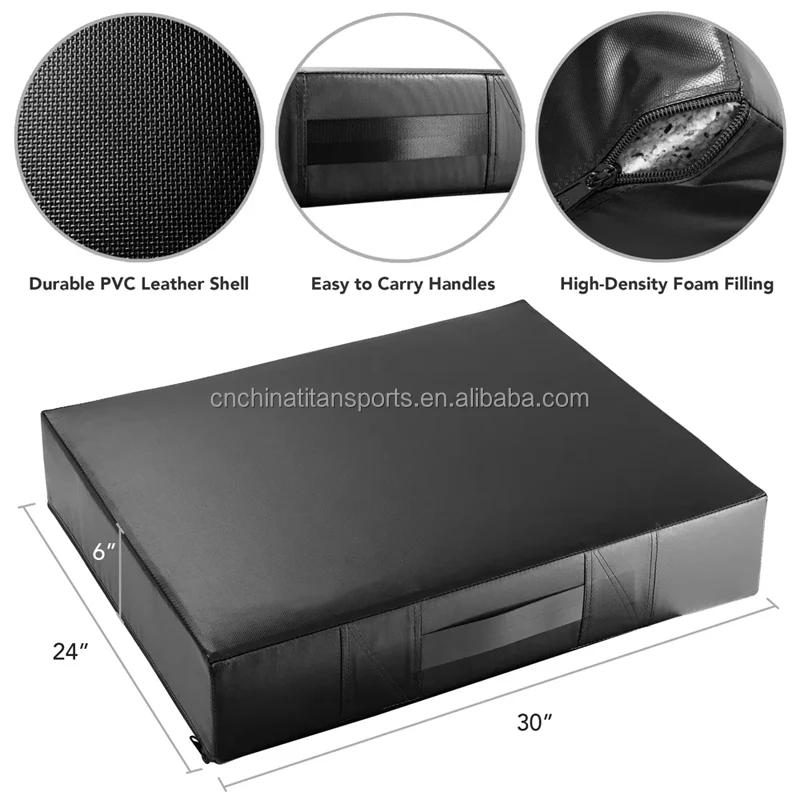 Weight Lifting Gym Equipment Custom Logo Mat Drop Crash Pad Pound Pads
