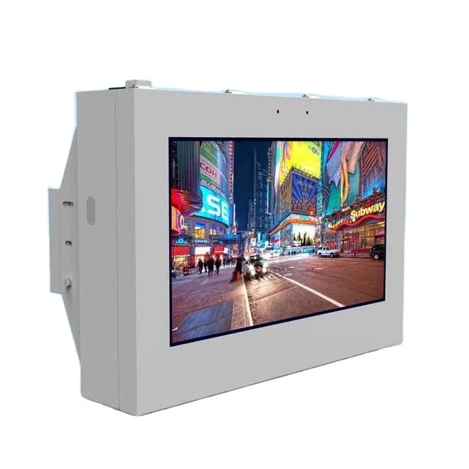 32-Inch Factory Supply Outdoor Waterproof IP65 LCD Advertising Signage 4K Resolution Multi-Media Commercial Wall-Mounted TV