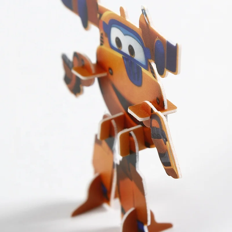 High Quality Plane Car Shape Plastic Baby Toy PP Puzzle