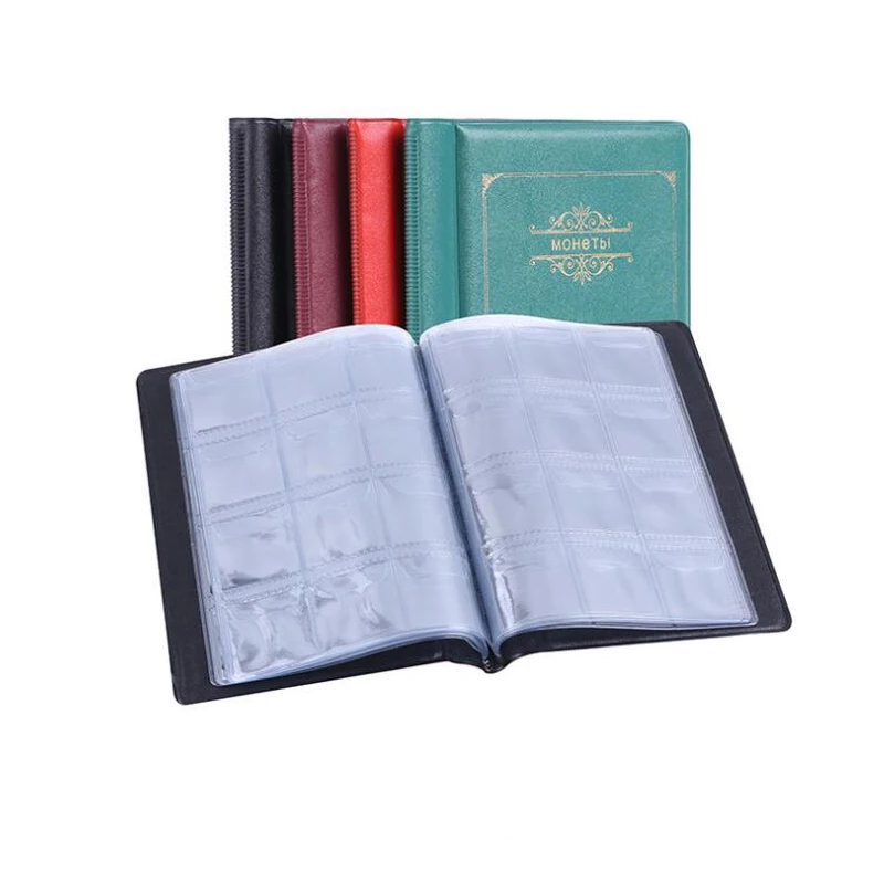 PVC Souvenir Coins Collecting Holders Penny Collector Display Book Storage Album