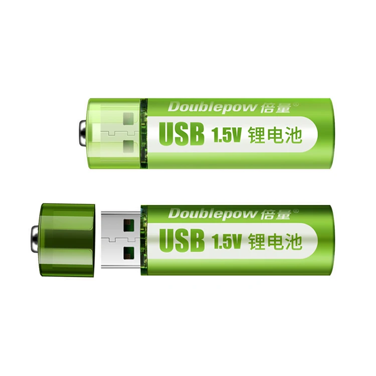 Manufacturer 1800mWh USB fast charging 1.5V AA lithium ion battery cells