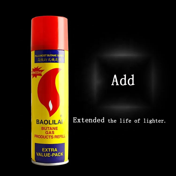 High quality butane factory wholesale aerosol gas lighter refill butane lighter gas refill
