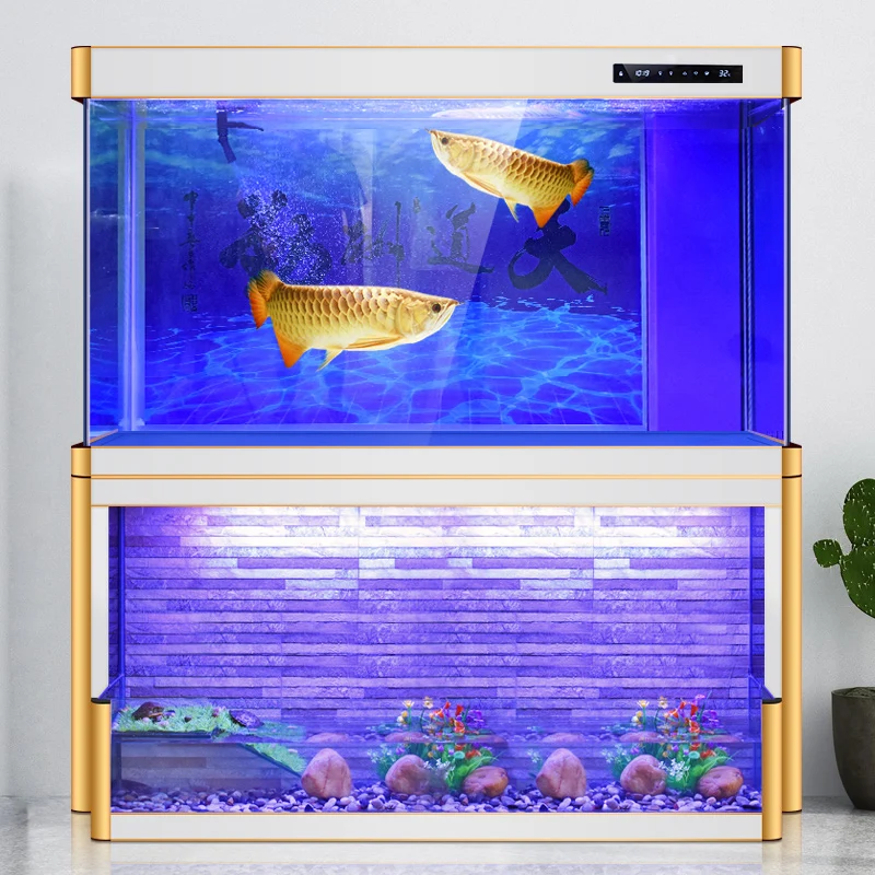 High Quality Transparent Visible Fiberglass Aquariums Accessories Fish Tank