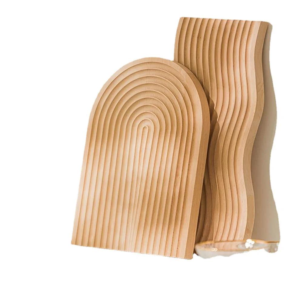 Water ripples household breadboard solid beech wood aromatherapy storage tray afternoon tea tray dinner plate wholesale