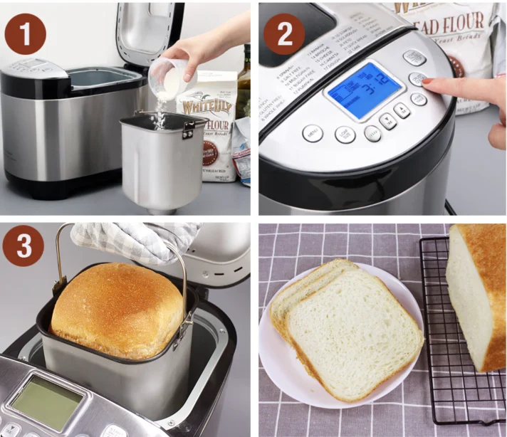 KITCHENARM 29-in-1 SMART mixer machines for bread baking home use in china with Gluten Free Setting