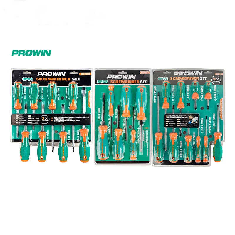 PROWIN One Stop бесплатный образец магнитных бит Pozi Torx Star керамическая Отвертка Phillips Multi Schraubendreher набор отверток