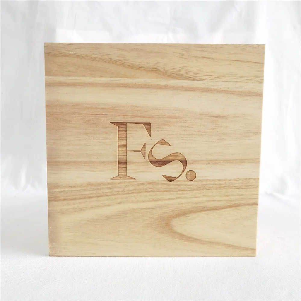 Chuanghua Customized Wood Box With Laser Print Wood Boxes For Gift Pack Wooden Jewelry Box Laser Engraved Gifts Wholesale