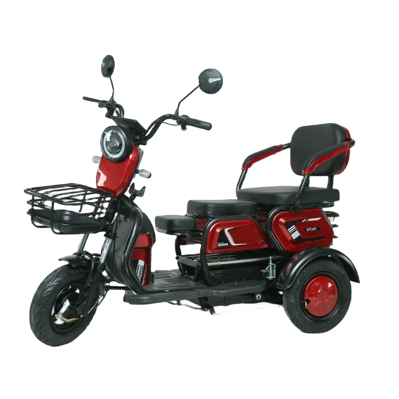 2024 HIGYM GUM-4 high quality mobility 1000W 60V  China Manufacturer Battery Powered 3 Wheels Passenger Electric Tricycle