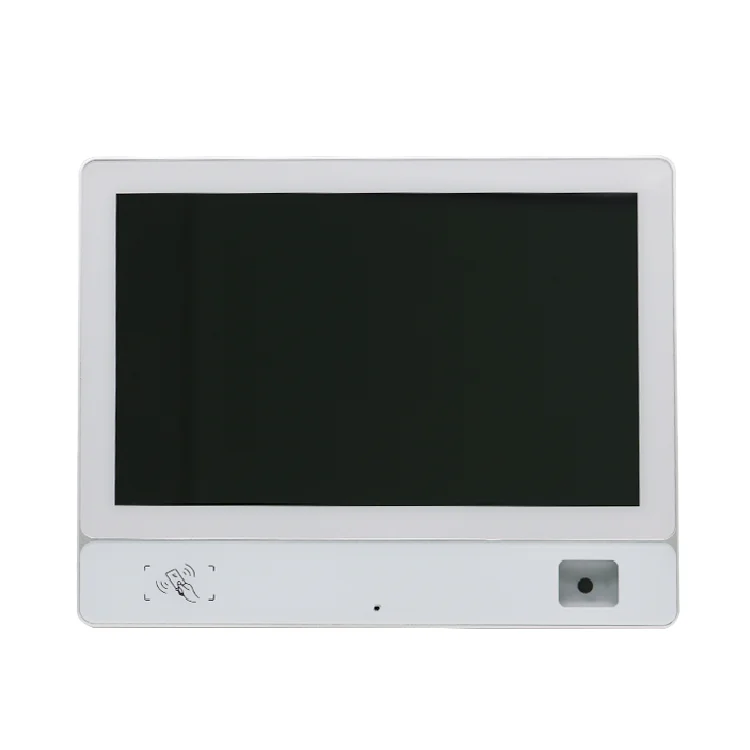 Professional CNC AL case  Qr Code Price Checker Touch Screen 10.1 Android All In One tablets with NFC reader VESA wall mount