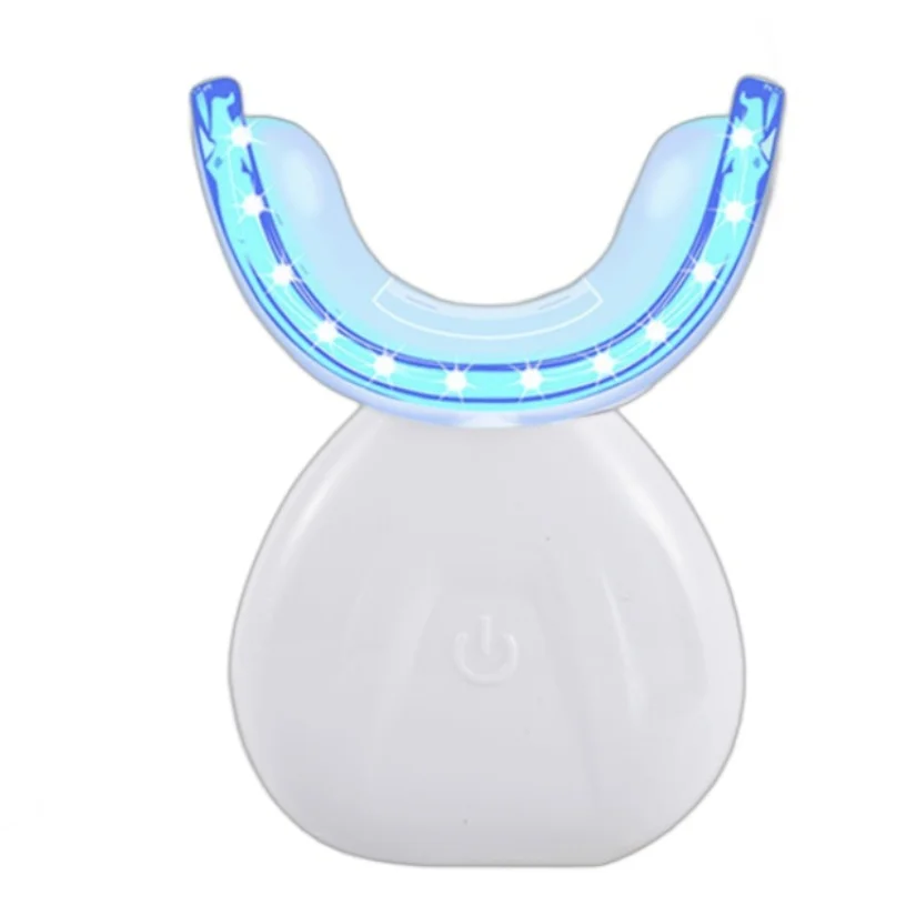 Hope Medical Wholesale Teeth Whitening Kit Rechargeable Cordless LED Light with Red Blue Ray Peroxide Free Wireless Dental Usage