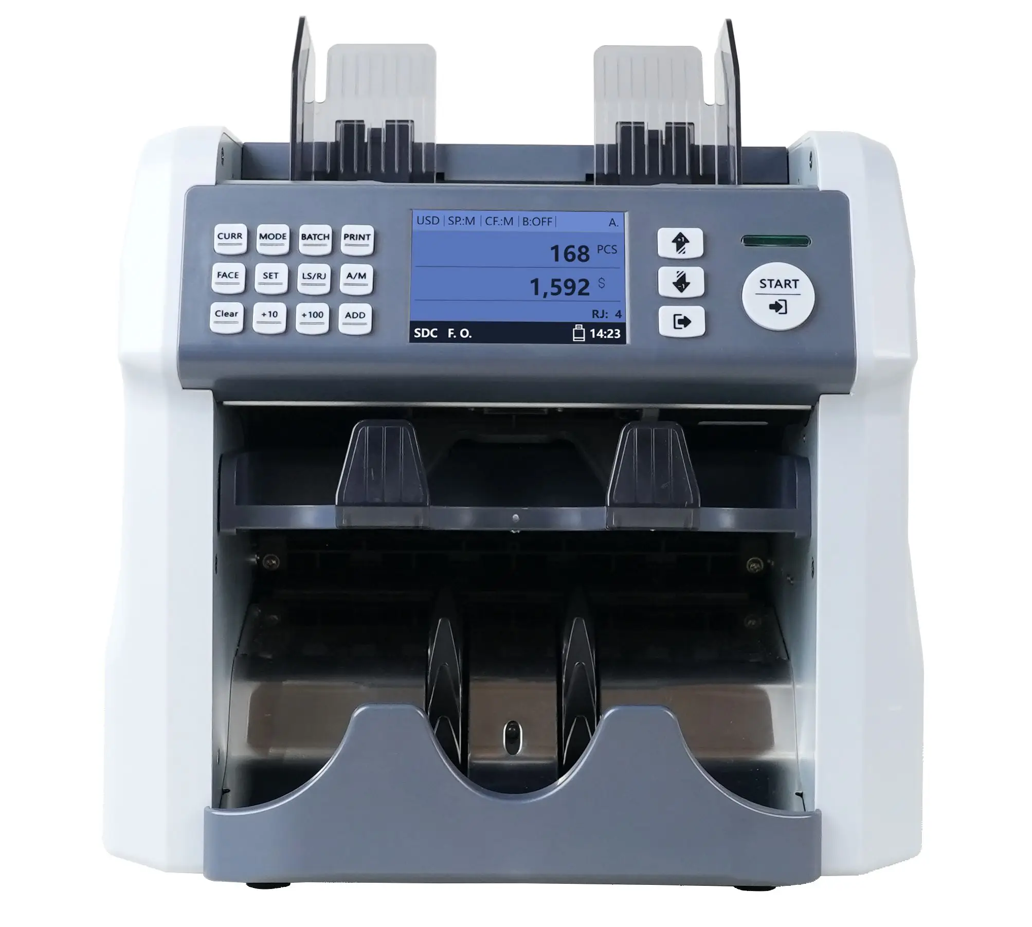 UNION 200A 2024 ECB Approved CIS IMAGE mixed bill counter cash Multi-currency counting machine two pockets bill counter