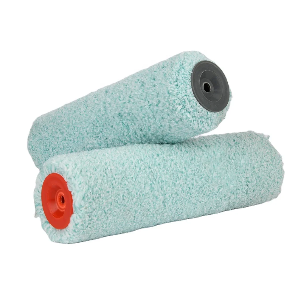 High Density Woven Polyester Microfiber Rollers For Smooth Surfaces Painting