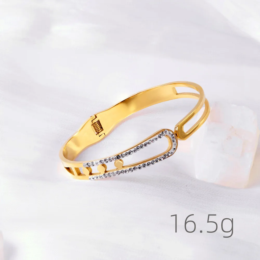 New Trendy Gold Metal Bracelets Set Heart Open Charm Bangle Bracelet Set Multilayer Infinity Heart Bracelet For Women Jewelry