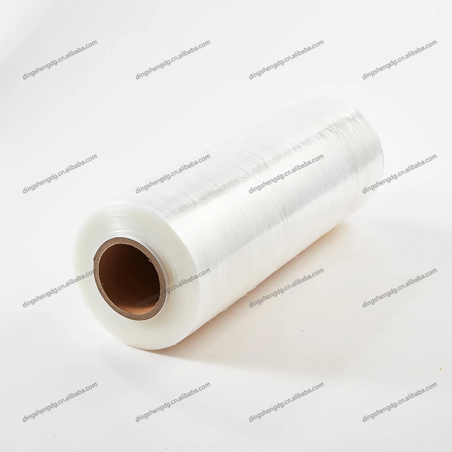 Manufacture Quality Custom LLDPE Stretch Film Pallet Packaging Transparent Stretch Packaging Film Suitcase Packaging Film