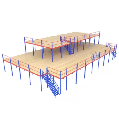 Competitive Price Large Loading Warehouse Storage Mezzanine Attic Rack Mezzanine Floor Platforms