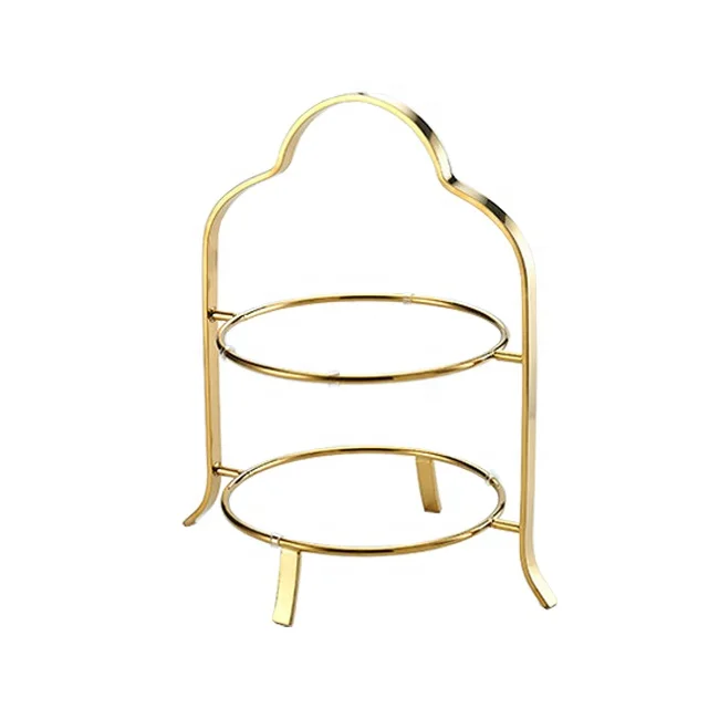 2 tier buffet display cup cake stand