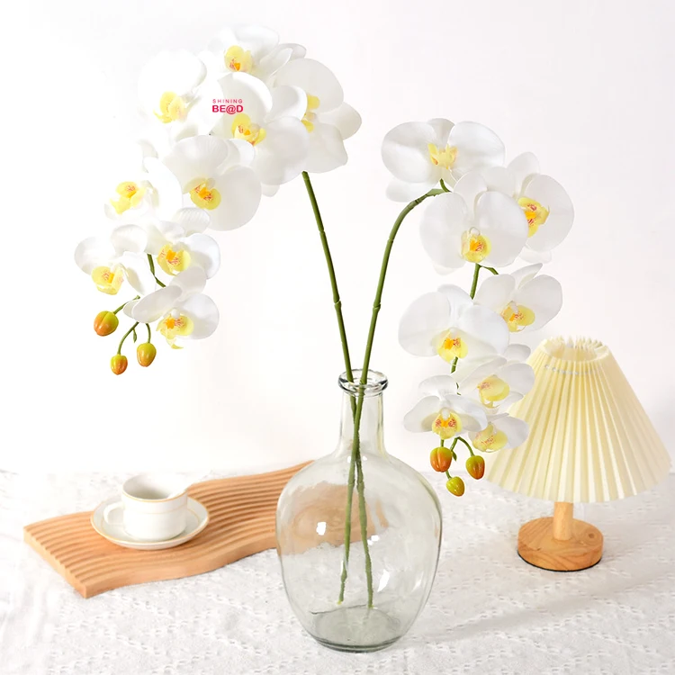 Wholesale Fashion Artificial Plant Butterfly Orchid Flower Branches For Wedding Festival Party Home Living Room Table Decoration