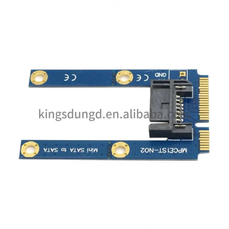 Mini PCI-E mSATA SSD на плоский SATA 7pin жесткий диск