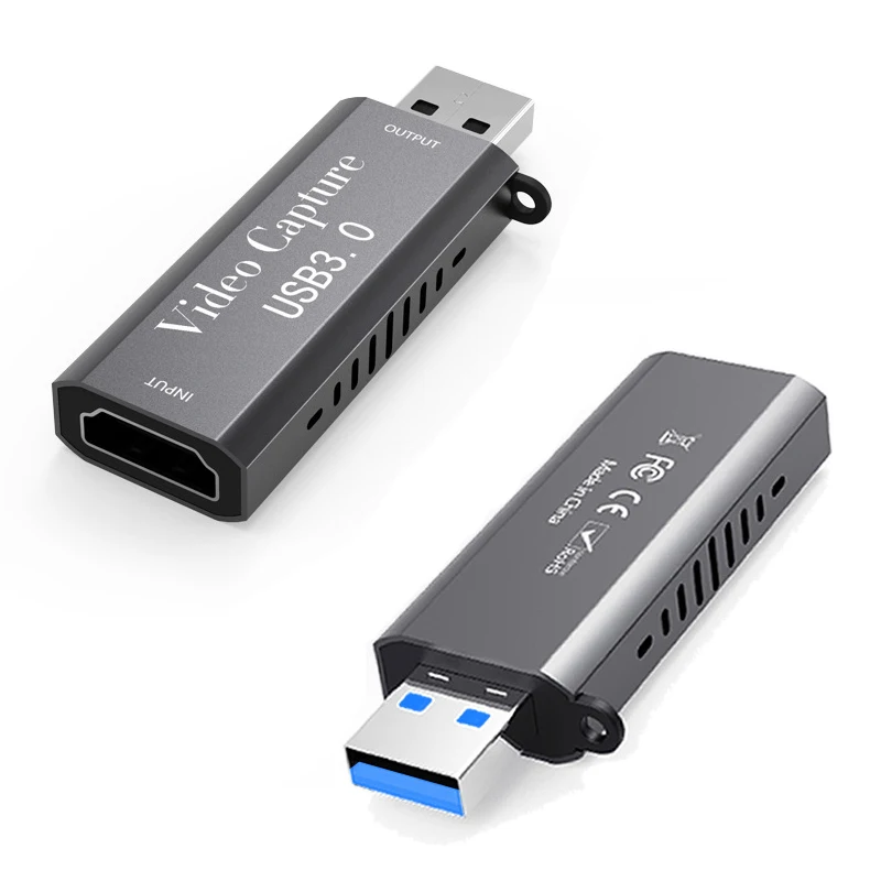 
USB3.0 to HDTV audio video capture card recording game OBS live show HD TV capture 4k60hz 