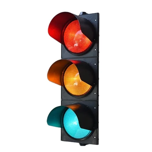 Road Junction 300mm AC85-265V Vehicle Traffic Control Signal Light Heads