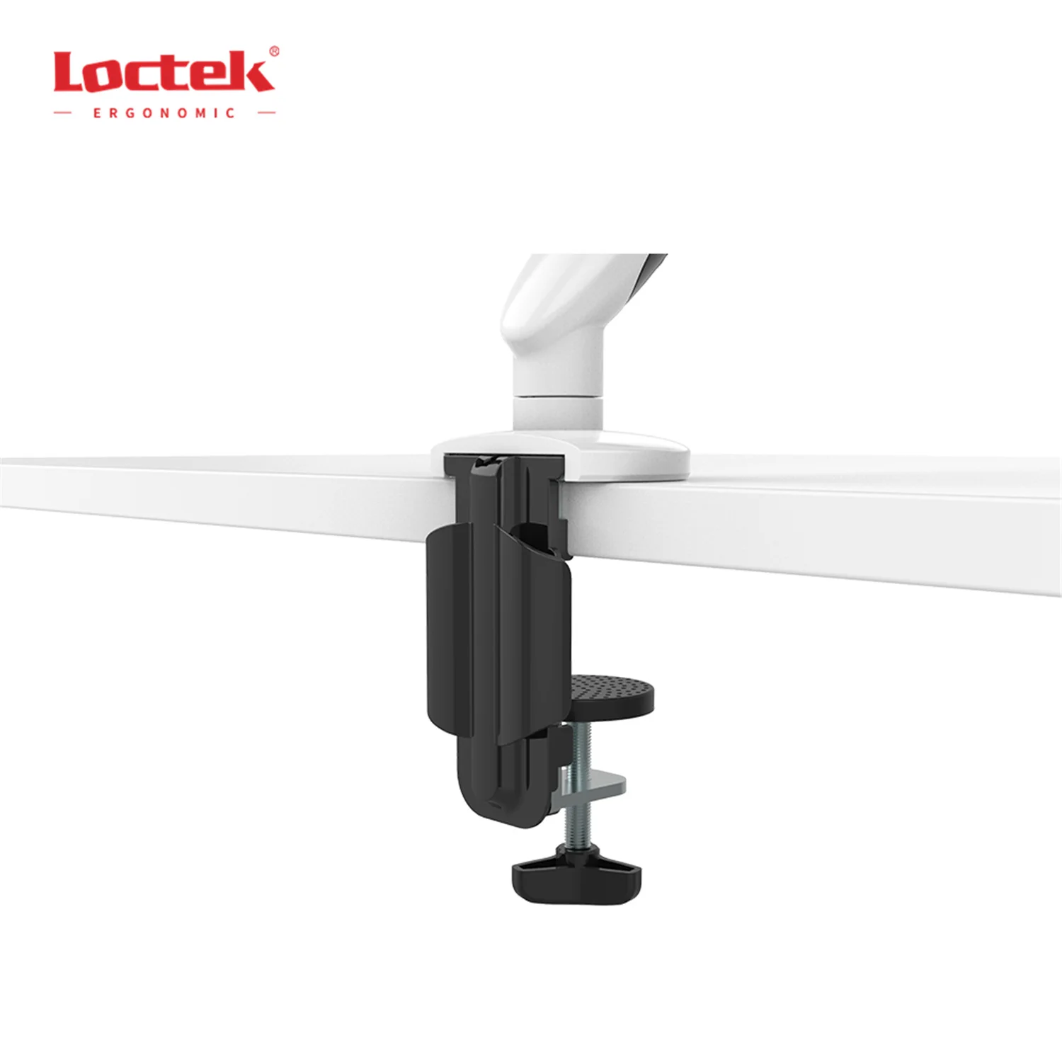 Регулируемая подставка для монитора Loctek DLB831, быстросъемная пластина VESA с одной газовой пружиной, для большого монитора 32 дюйма