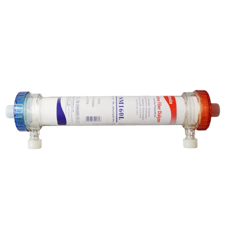 
Medical Supplies Hollow Fiber Hemodialysis Polysulfone Dialyzer 