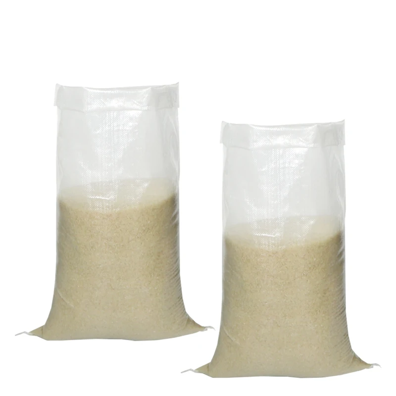 SAC 25 Kg 50 Kg Woven Polypropylene Rice Bag Wheat Flour Bag White Pp Woven Laminated Sugar Bag Sack
