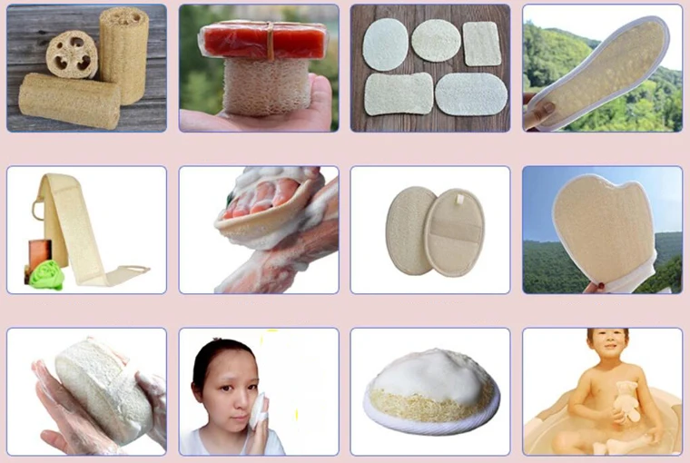 100% биоразлагаемая губка для мытья посуды Loofah