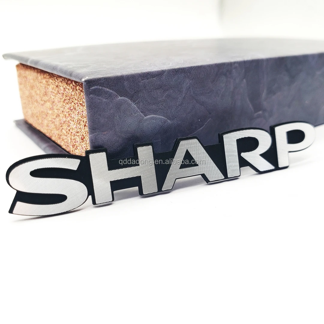 Customized car audio aluminium label personalized audio electronics Brand Logo metal nameplate Audio Equipment Nameplate badge