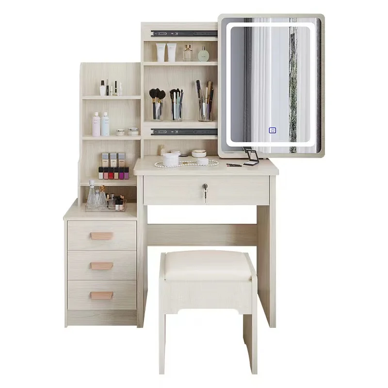 Modern Dressing Table Bedroom Bay Window Small Unit Makeup Table Storage Cabinet Integrated Dressing Table