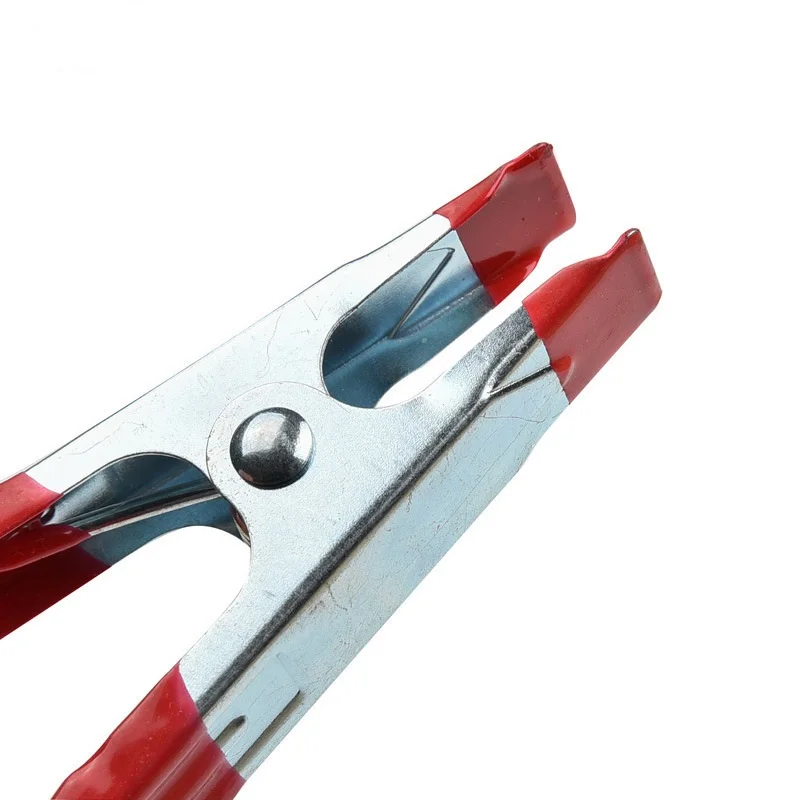 Wholesale 2 4 6 Inch Finger Grips Iron A Type Spring Clamp with Rubber Tips Clips
