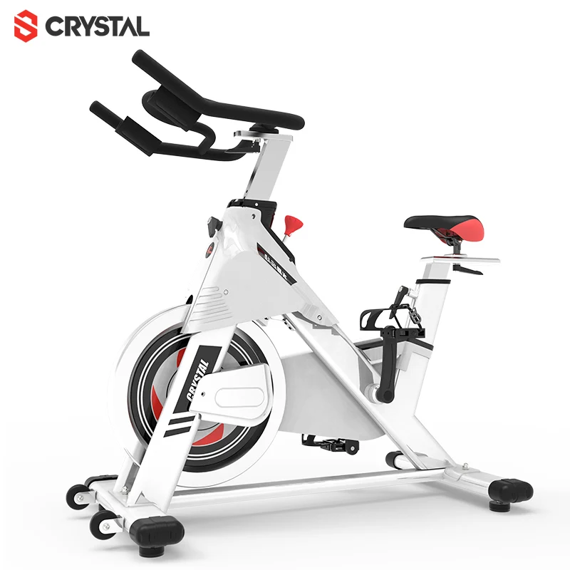 SJ-X5 Gym Equipment Fitness Cardio Training Crystal Spin Bike Magnetic Spinning Bike for Home