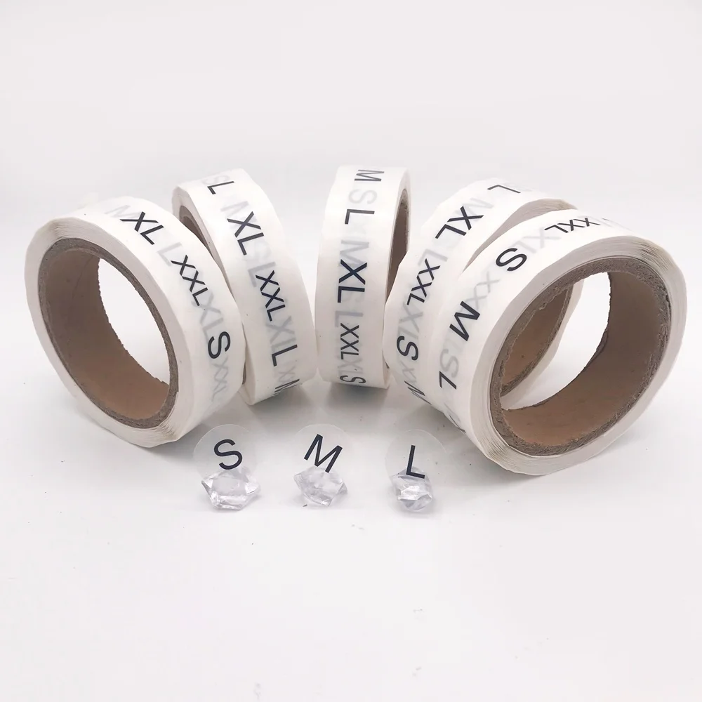 Customized Vinyl Sticker Printed Waterproof ,Strong Adhesive Small Round Vinyl Size Number Stickers Roll