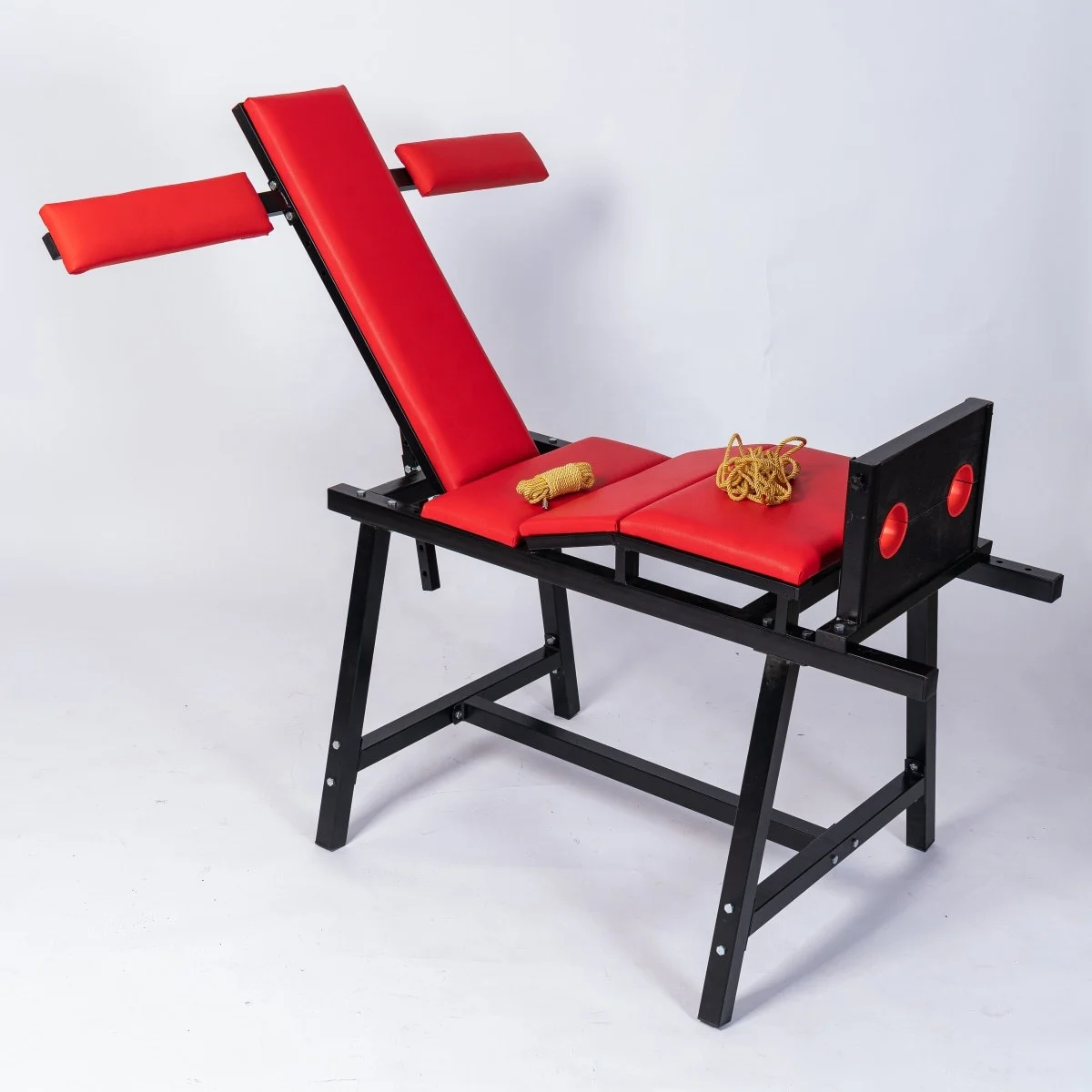 Bondage BDSM Furniture Tickle Adjust Stool Set Foot Shackles Large Restraint Frame Sex Chairs Other Sex Products Sex Toys Chair