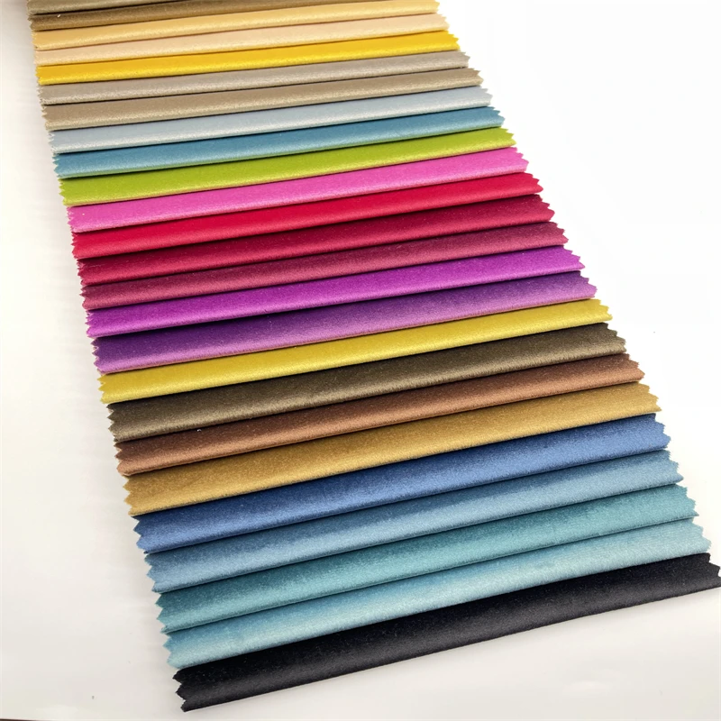 wholesale sofa  curtain cushion   holland velvet fabric