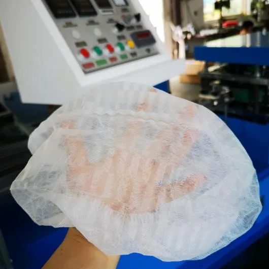 100-180 pcs/min High Speed Plastic Nonwoven Full Automatic Bouffant Cap Making Machine