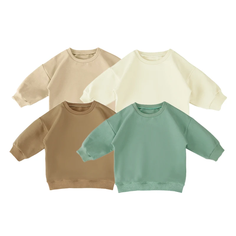 High quality sports spring autumn kids cotton oversize hoodies pullover tops Unisex Hoodies And Jogger Kids Clothes