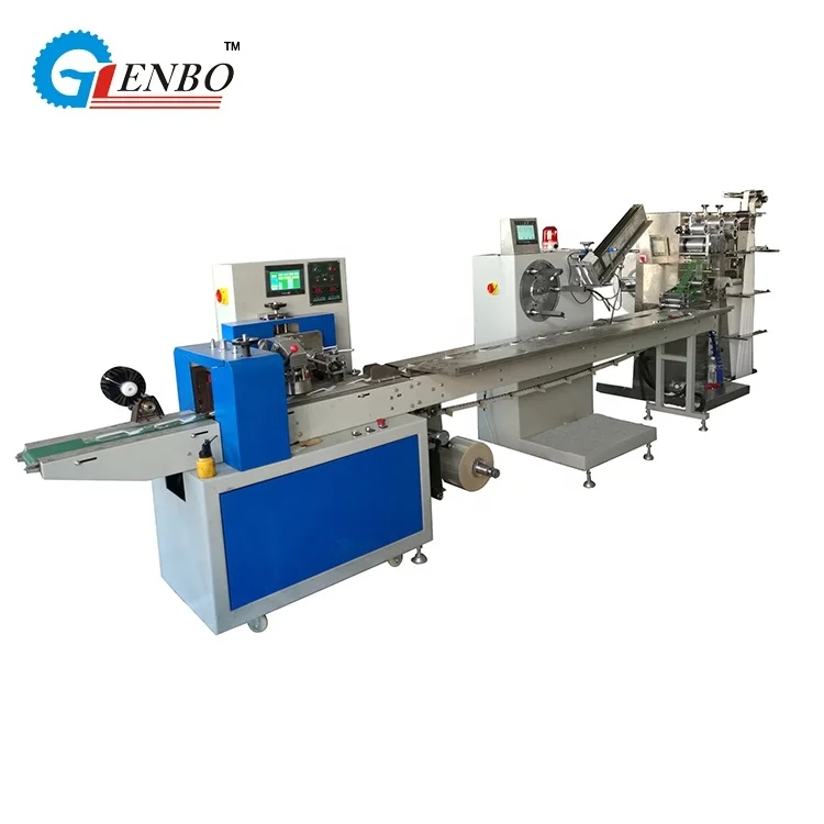 
Automatic disposable plastic cutlery packing machine with installing two frequency inverters for control 