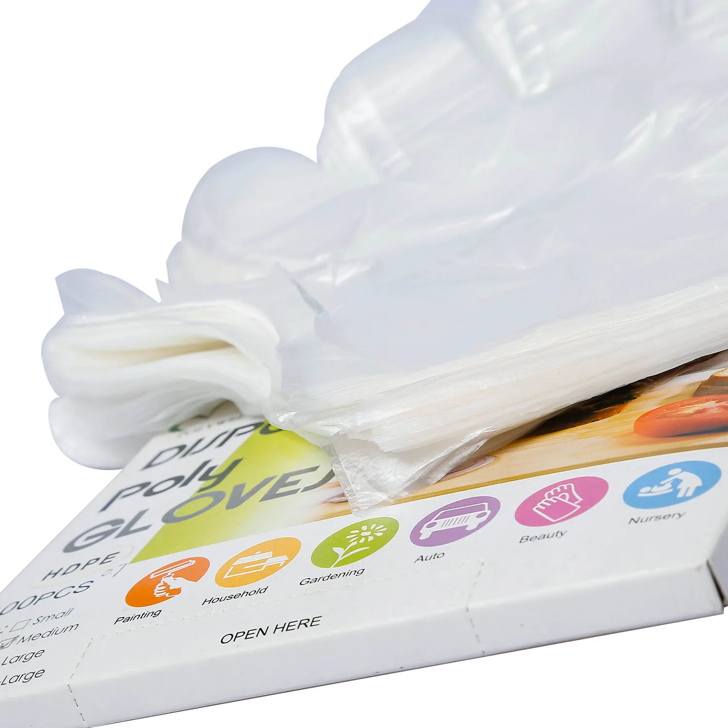 Disposable compostable glove (PLA+PBAT)