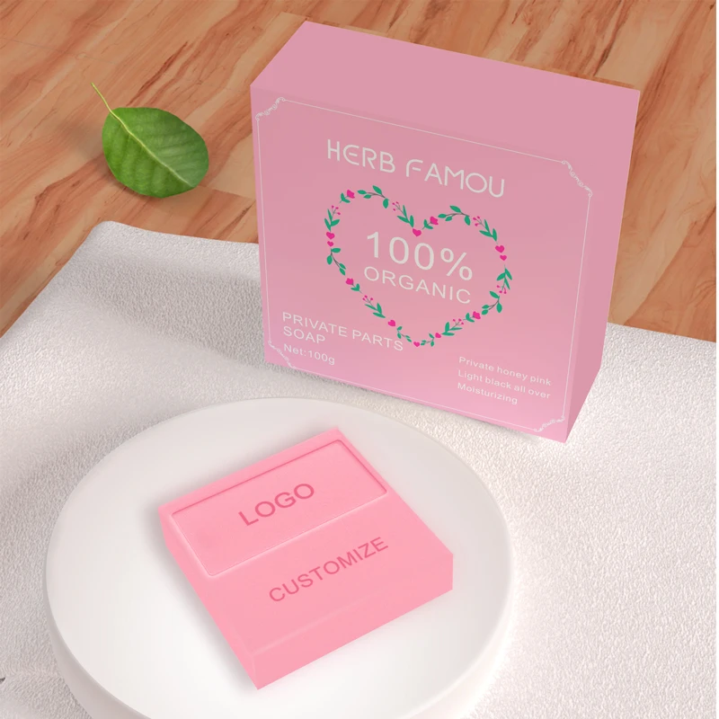 
Nature orgnic Private Label shower gel essential cbd oil Vaginal Feminine Hygiene yoni soap bars kojic acid toilet Soap 