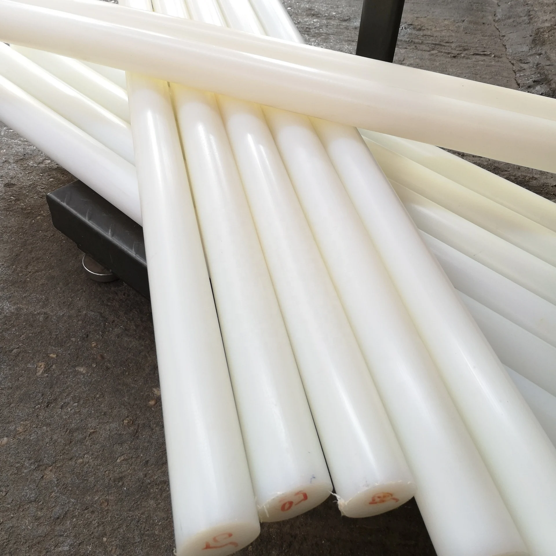 Grillon Nylon 6 Rod White Black PA6 Polyamide6 Bar