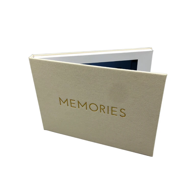 5 7 10.1 inch ips digital lcd wedding linen video brochure video book