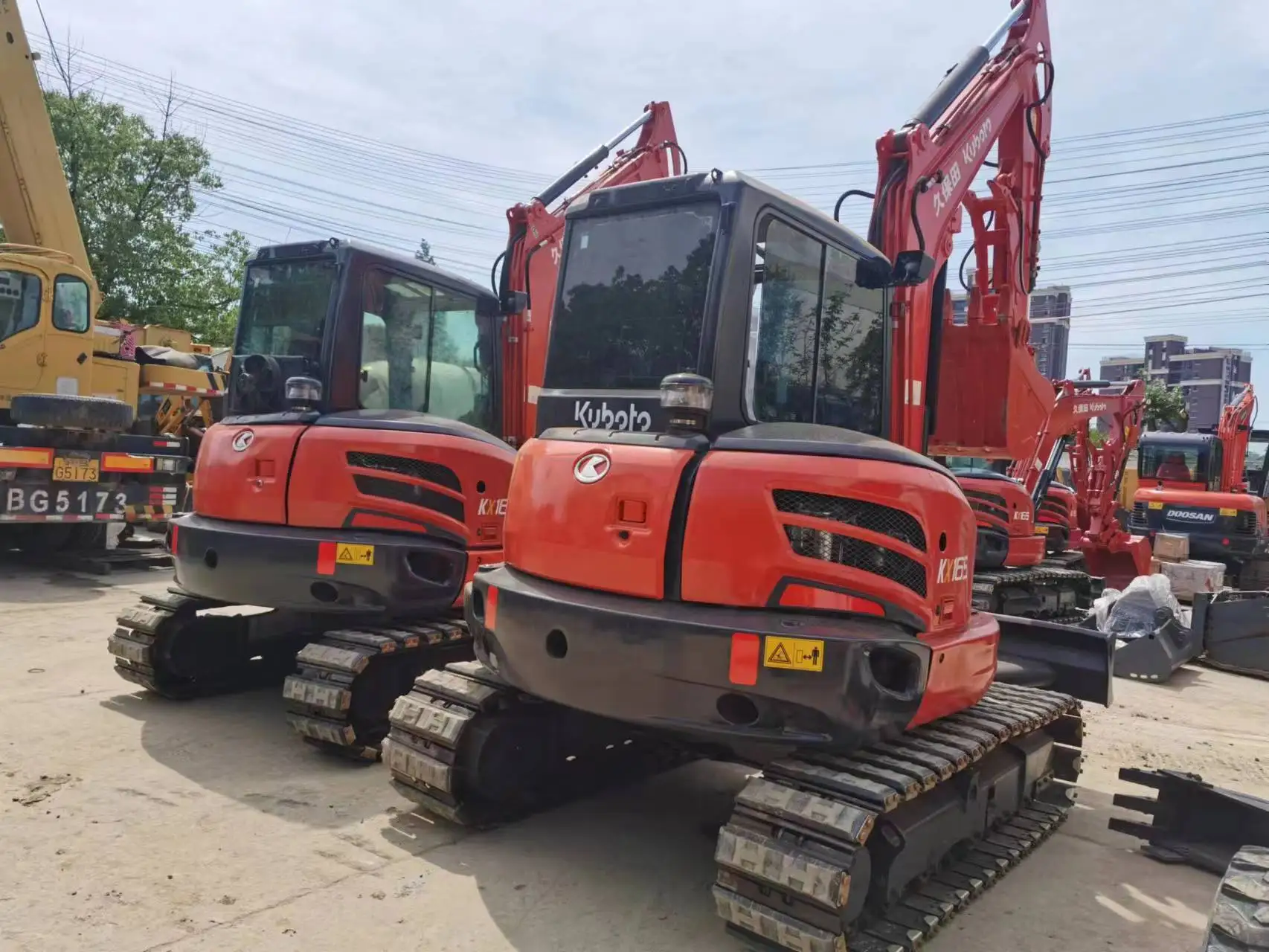 Mini Kubota excavator 6 ton KX165 excavators kubota digger kx163 kx155 kx161 machine prices for sale