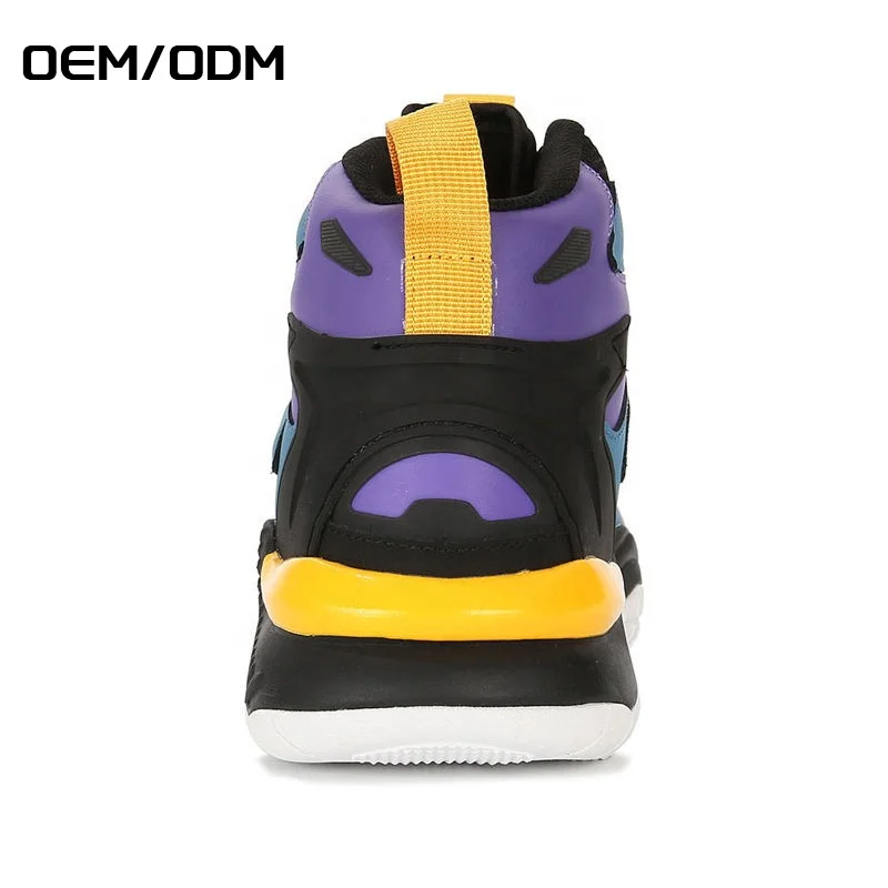 JIANER 2021 Zapatillas De Baloncesto Unisex Soft Sole Retro Mens Comfortable Outsole Sneakers High Top Basketball Shoes For Men