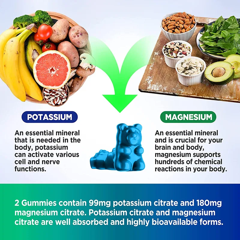 Top Manufacturer Sugar Free Pectin Sea Moss Gummy Vegan Calm Calcium L-Threonate Potassium Magnesium Glycinate Gummies